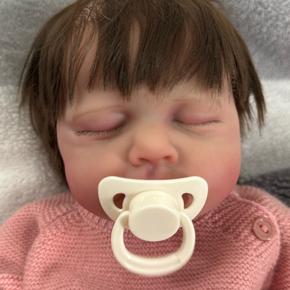 REBORN BABY DOLL Lifelike Newborn Girl Full Body Vinyl, Anatomically Correct! - Picture 15 of 17